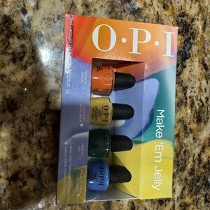OPI Make 'Em Jelly Collection 4 Mini Nail Lacquer Pack Multicolor